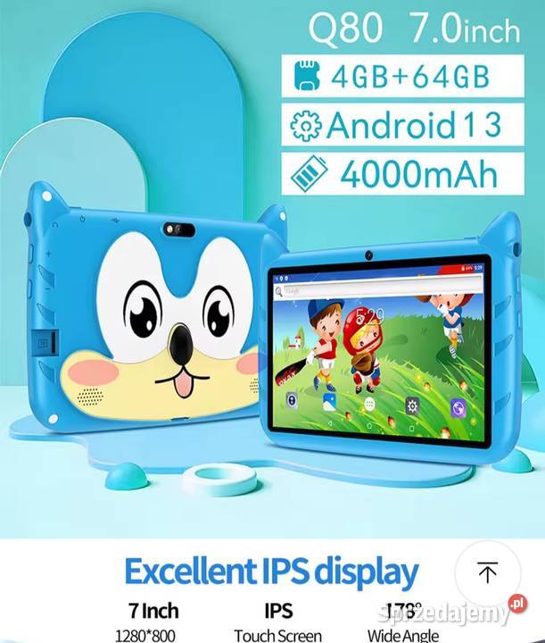 Tablet dzieci 7 Android 13 sprzedam