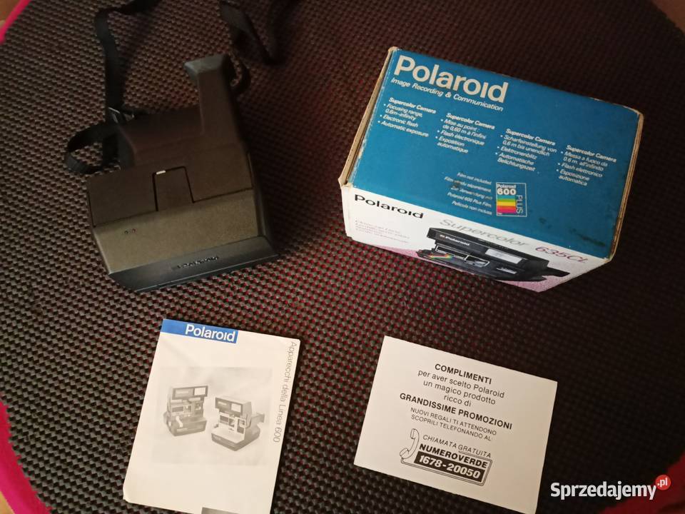 PRL Aparat Polaroid Supervisor 635 CL Rzeszów