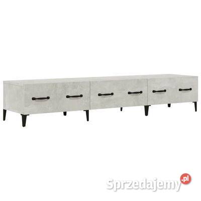 vidaXL Szafka pod TV szarość betonu 150x345x30