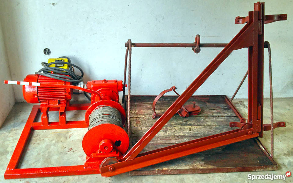 Wyciąg budowlany liniowy kompletny sprawny do małopolskie