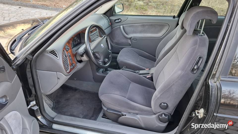 Saab 93 Coupe 20 Turbo 205 czarny 9-3 Polska Nowa Wieś