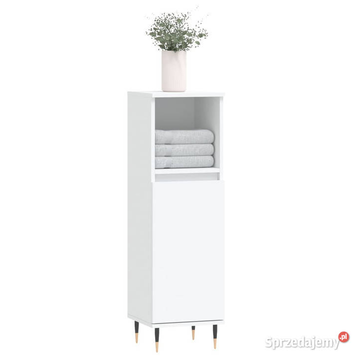 Szafka łazienkowa biała 30x30x100 materiał mazowieckie Warszawa