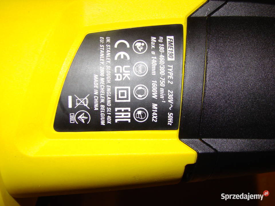 Stanley mieszarka 1600W mieszadło M14 140mm 2 Bielsko-Biała