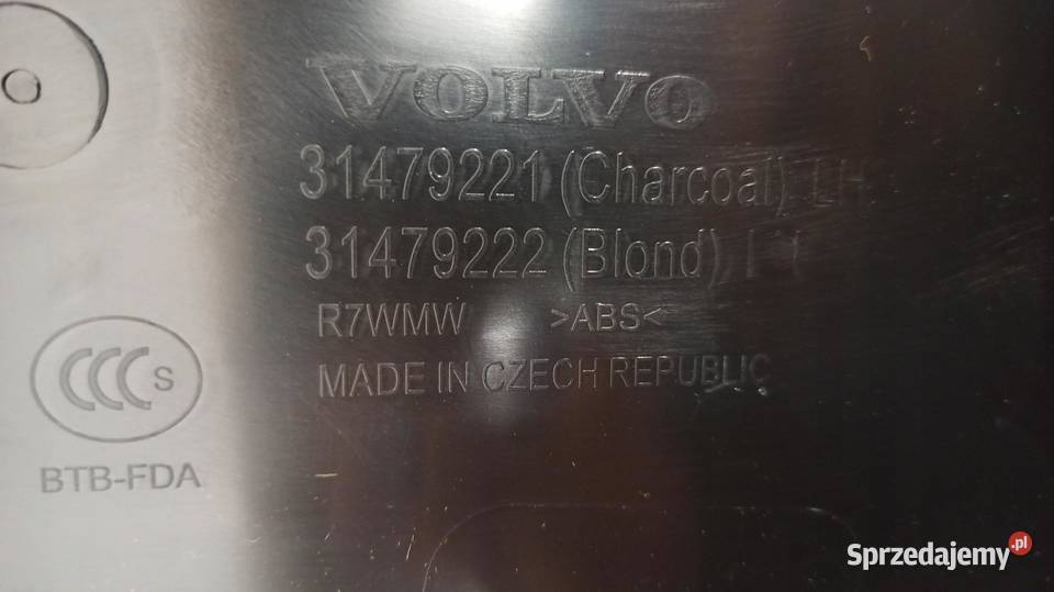 OSŁONA POSZYCIE SŁUPKA LEWA 31479221 VOLVO V60 Podszybia