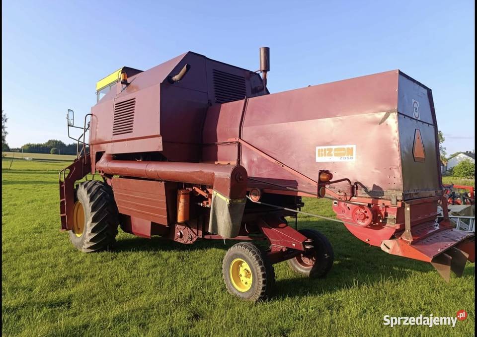 Bizon rekord z058 1986 z hederem i wózkiem Mstyczów
