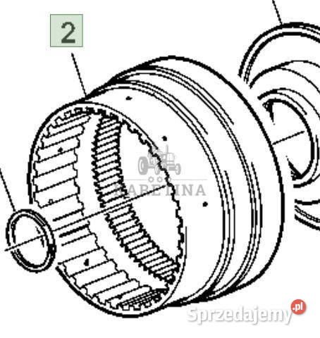 John Deere 6068HLA73 6820 6920 6920S Koło Pozostałe Jastrzębniki