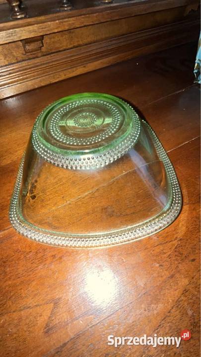 Salaterka miska owocarka Szkło zielone Gdańsk