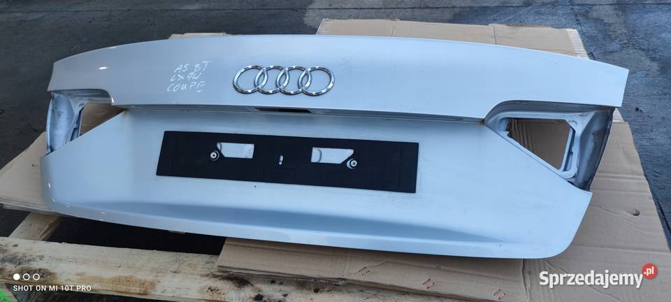 KLAPA TYLNA TYŁ AUDI A5 8T COUPE LX7W osobowe