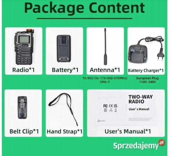 Quansheng AM FM SSB 181200MHz Radiotelefon Płońsk