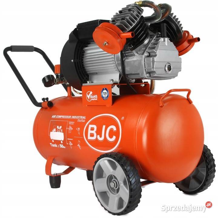 KOMPRESOR sprężarka BJC 50L 3 HP 2 tłoki 10 BAR