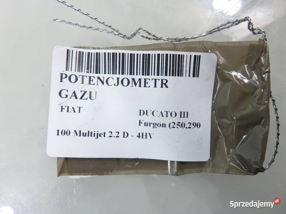 POTENCJOMETR GAZU BOXER JUMPER DUCATO 06 22