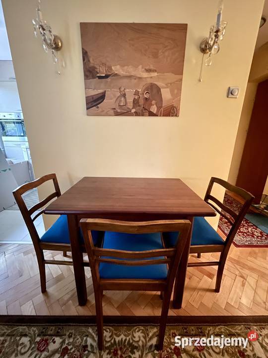 Unikatowy stół jadalniany z orzechowego drewna 4 Toruń