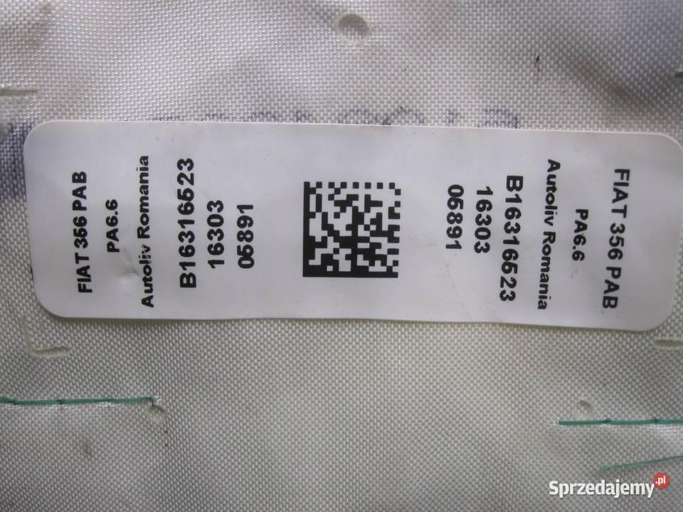 FIAT TIPO II 16r poduszka AIRBAG pasażera Kielce sprzedam