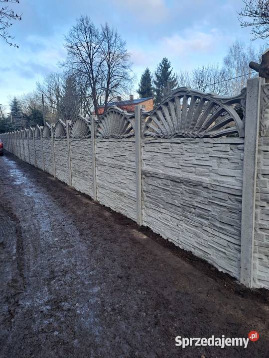 Markowe ogrodzenia betonowe Producent wielkopolskie Leszno