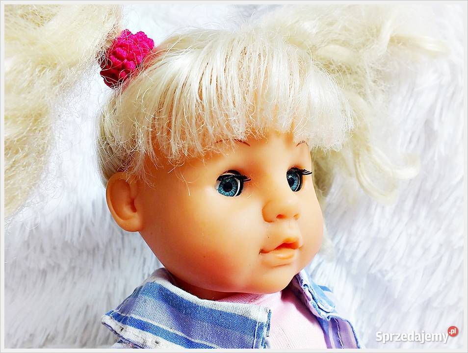Stara lalka gadająca w ubranku 33 SIMBA Toys 3x Żary