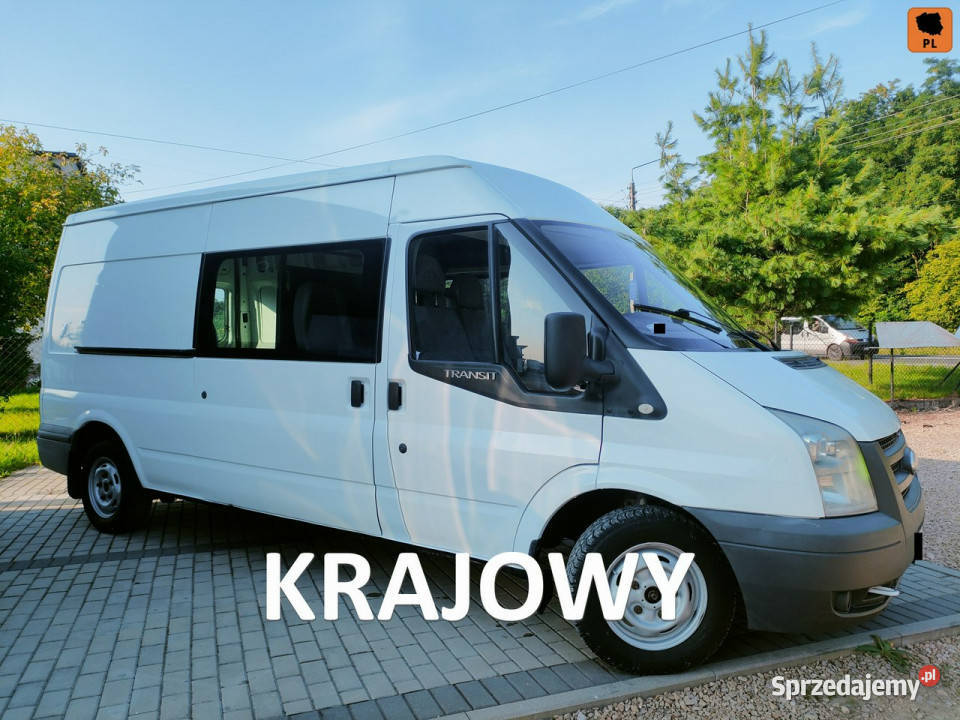 Ford Transit FORD TRANSIT brygadówka 6 OSÓB FV23 immobilizer śląskie Chełm Śląski