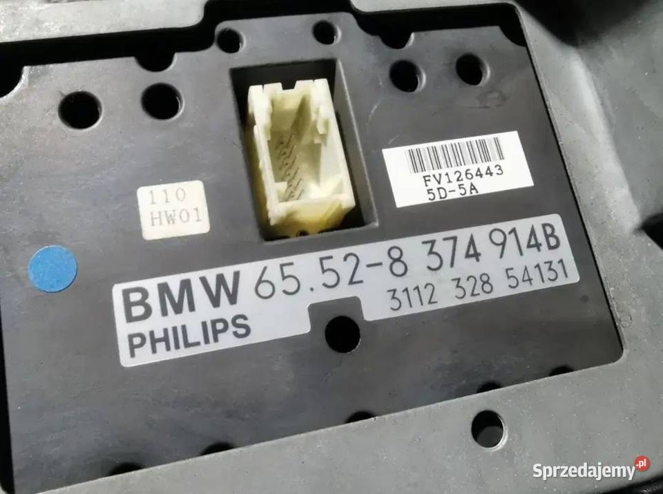Ekran wyświetlacz radio BMW E38 E39 Żory