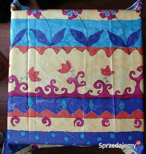 krótkie satynowe zasłonki multikolor 2 Oleśnica