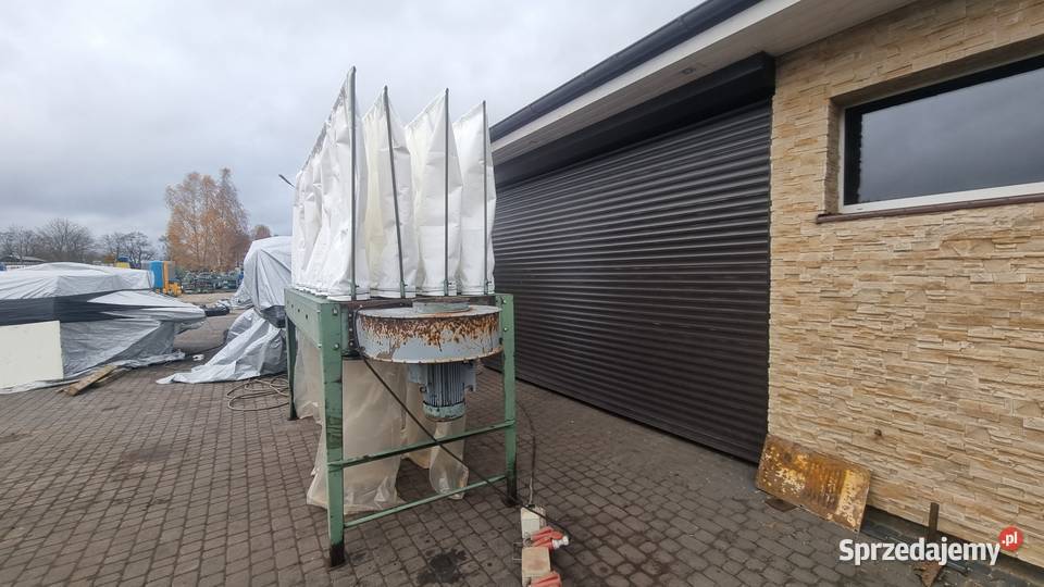 Odciąg wiórów trocin 75 kW Karsin sprzedam