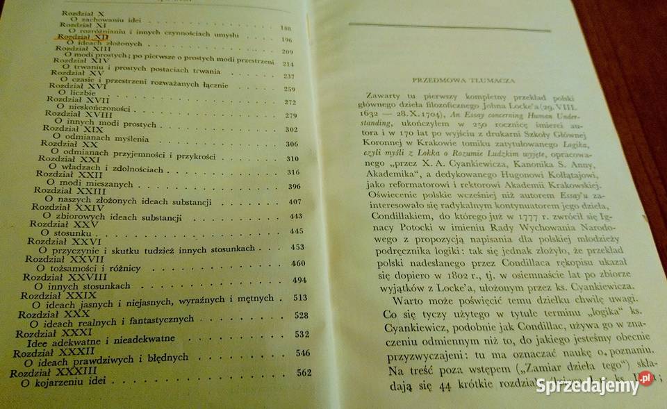 Rozważania dotyczące rozumu ludzkiego T 1 John Gdańsk sprzedam