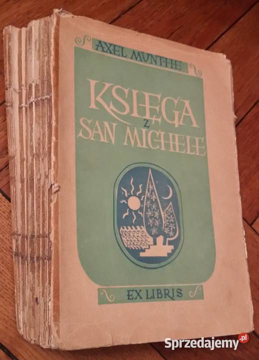Księga z San Michele Axel Munthe miękka Warszawa