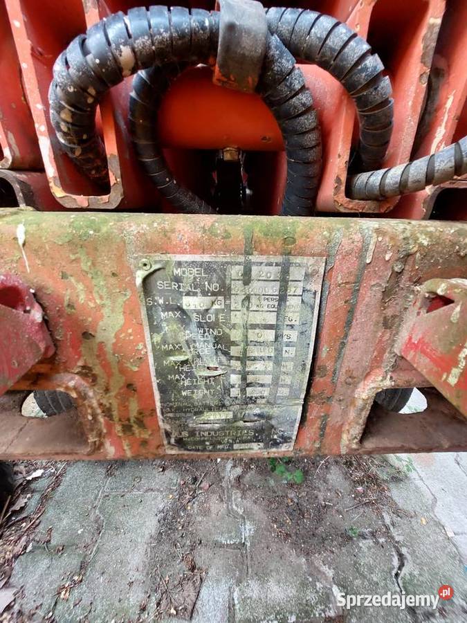 JLG 2033 zwyżka podnośnik koszowy Biznes i Przemysł lubuskie Gorzów Wielkopolski