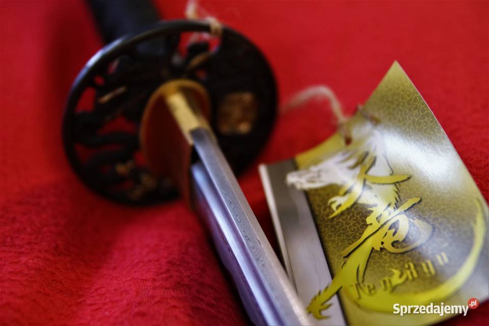 Firmowy Miecz Ten Ryu Samurajska katana ostra Militaria Sokółka