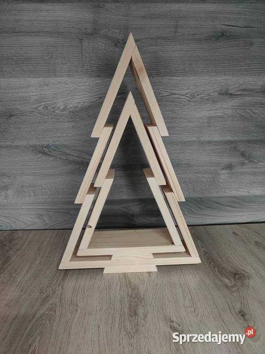 Drewniana choinka handmade Nowy Targ