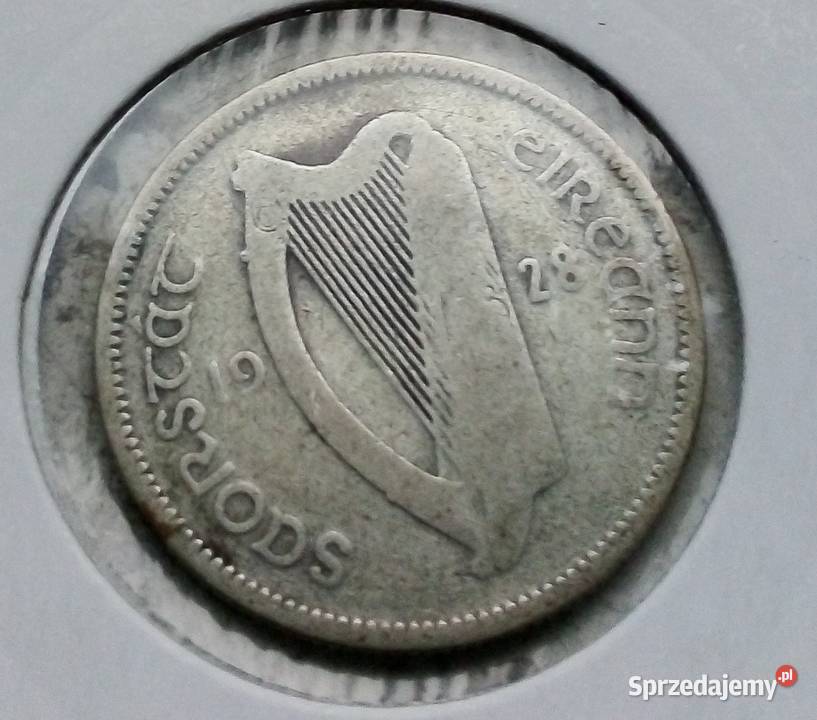 IRLANDIA 1 SZYLING 1928 r SREBRO 0750 BYK mazowieckie Legionowo sprzedam