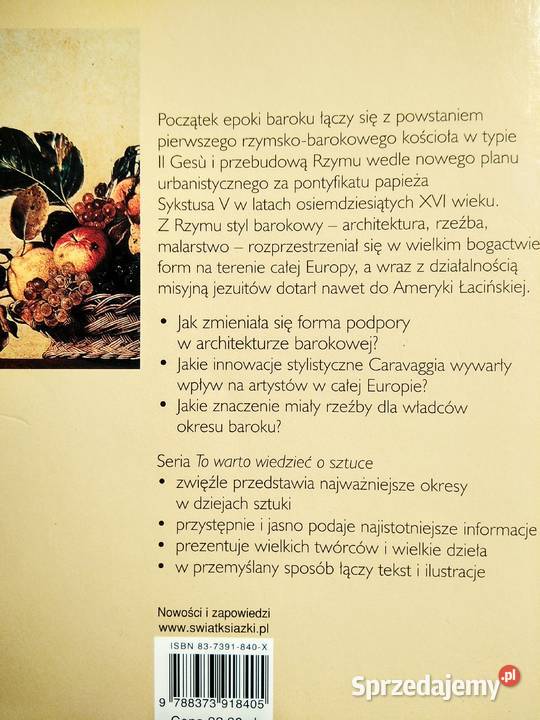 Barok książka księgarnie Warszawa Bródno