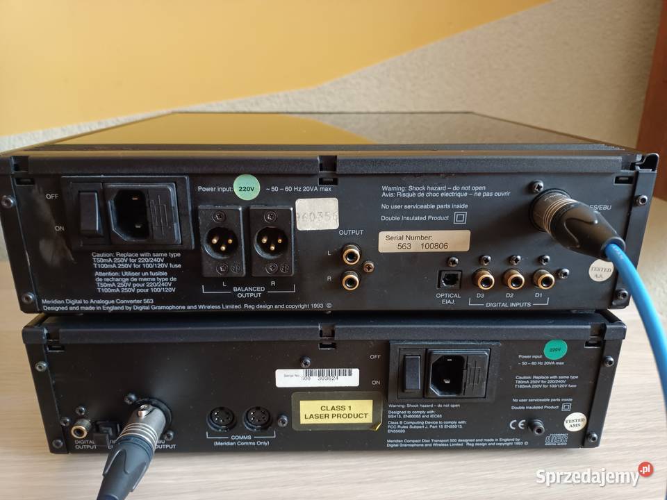 Przetwornik cyfrowo analogowy DAC Meridian 563 Tarnów sprzedam