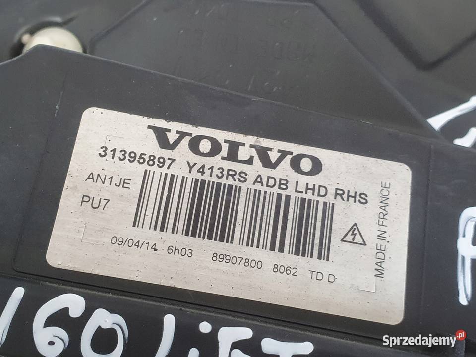 LAMPA PRAWA Volvo XC60 LIFT prawy przód przednia lubelskie