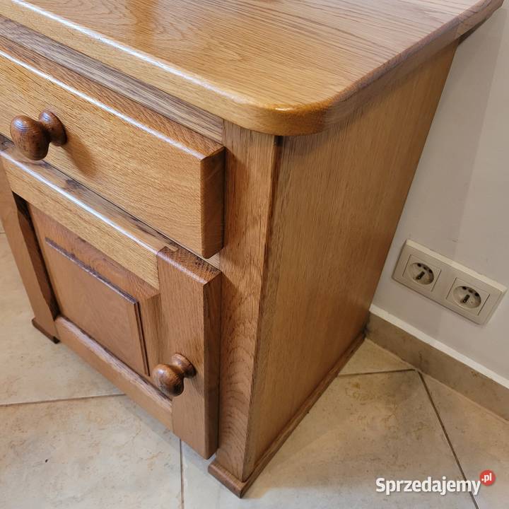 Szafka nocna komoda dębowa 50cm Białogard