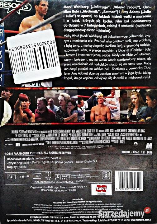 FIGHTER MARK WAHLBERG Na faktach Filmy