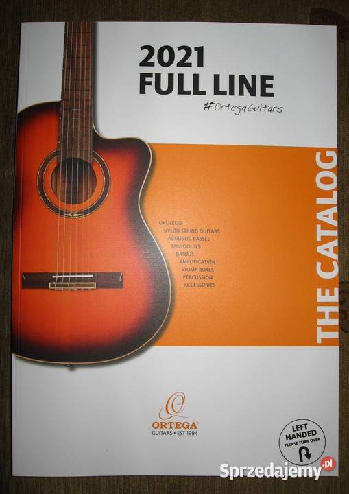 Ortega zestaw katalogów gitar Kępice