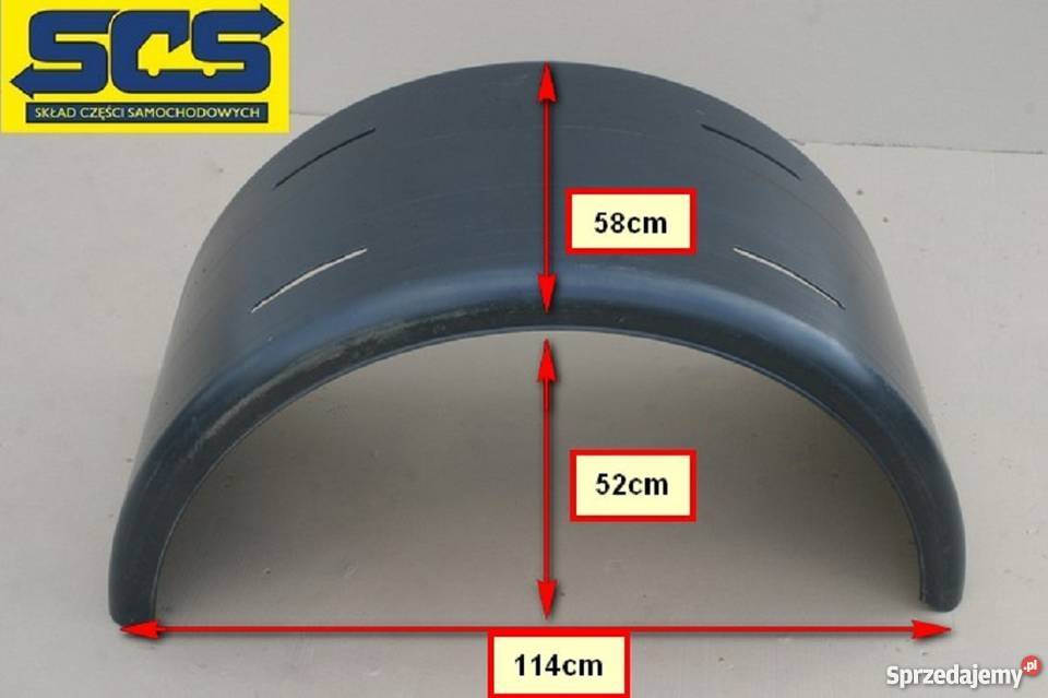 BŁOTNIK NADKOLE CHLAPACZ WYWROTKA TIR 114x52x58 Bieleń