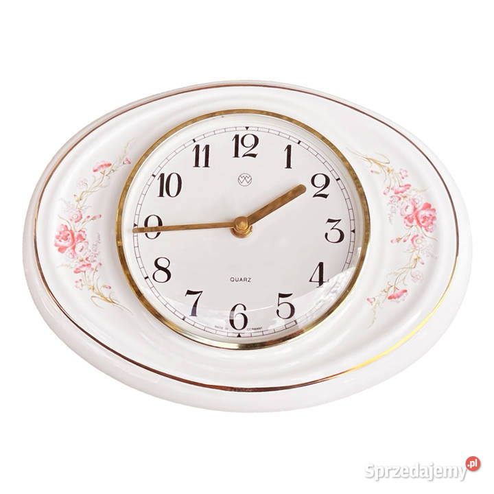 Zegar ścienny porcelanowy Wallendorfer Porzellan