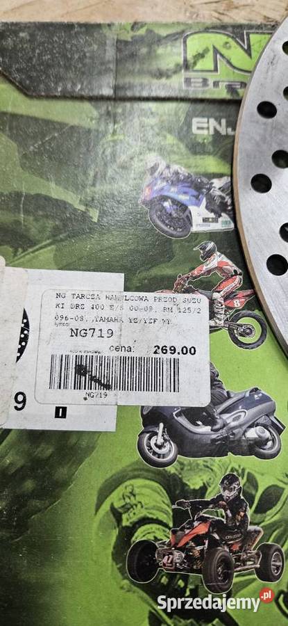 Ng719 tarcza hamulcowa Nowa suzuki yamaha yz yzf Tarcze hamulcowe Części i akcesoria motocyklowe śląskie Rybarzowice