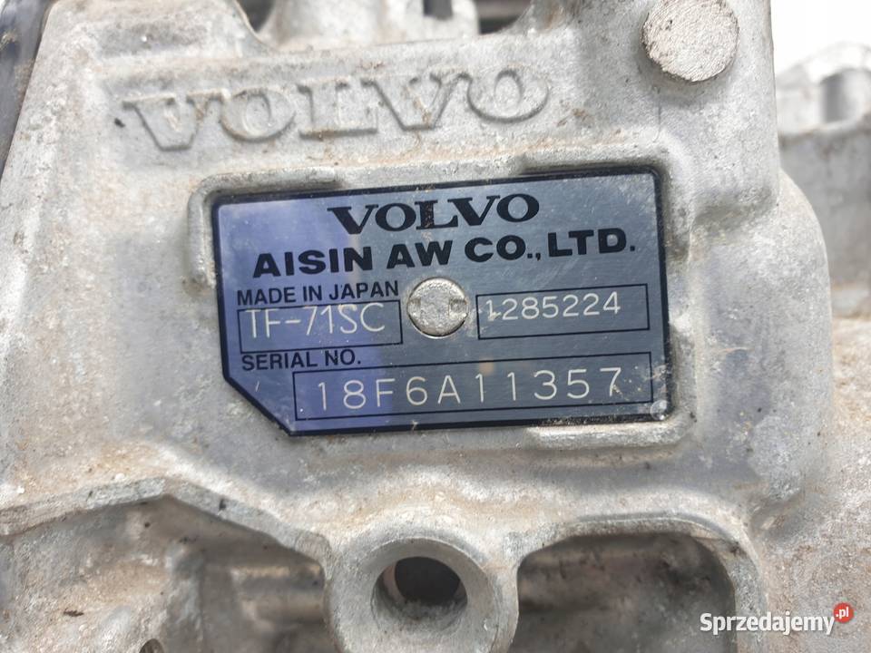 AUTOMATYCZNA SKRZYNIA BIEGÓW Volvo V60 S60 II 15 Rudka