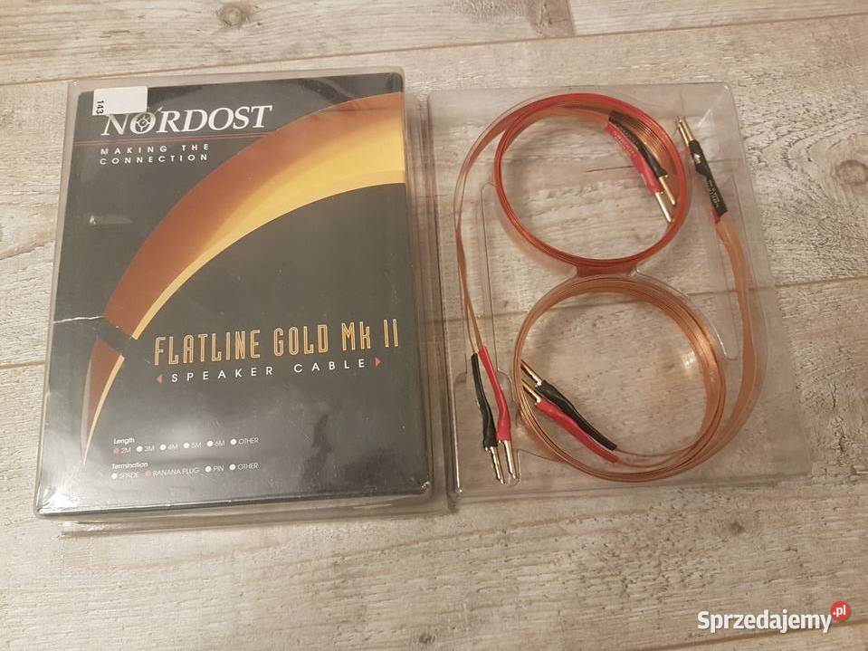 NORDOST FLATLINE GOLD MK 2kable głośnikowe 2x2m