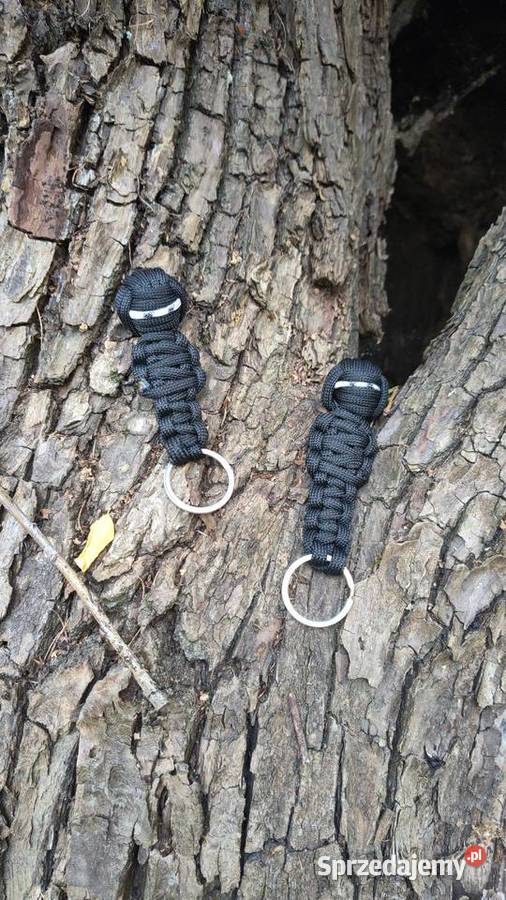 Breloczek z paracordu ninja do kluczy plecaka Kraków