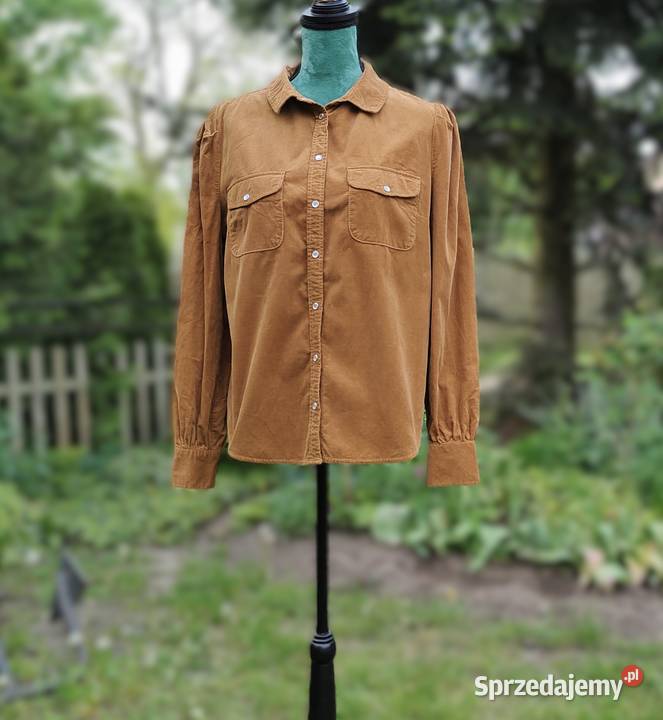 Koszula sztruksowa Kappahl 44 karmelowa retro Szczecin
