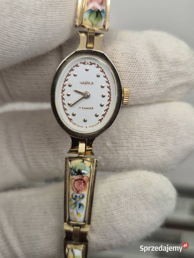 Zegarek porcelanka CzajkaChaika Chorzów