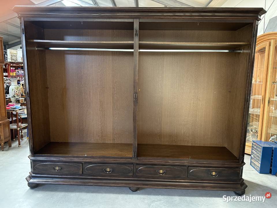 Dębowa ciemna szafa 275 Meble Sławoszewek