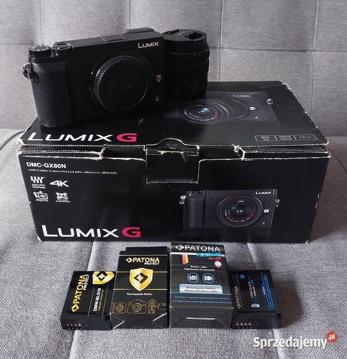 Aparat Panasonic DMCGX80N obiektyw LUMIX G VARIO Nowy Targ