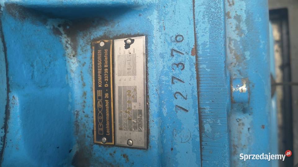 Kompresor Śrubowy BOGE S125 Wieliczka