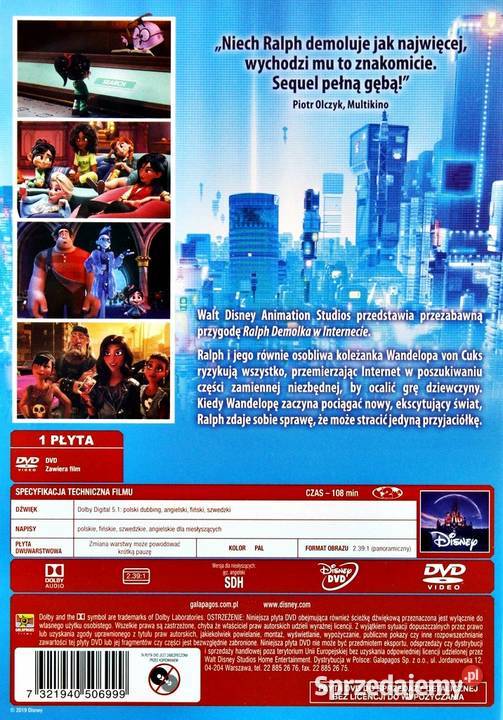 RALPH DEMOLKA W INTERNECIE DISNEY Kalisz
