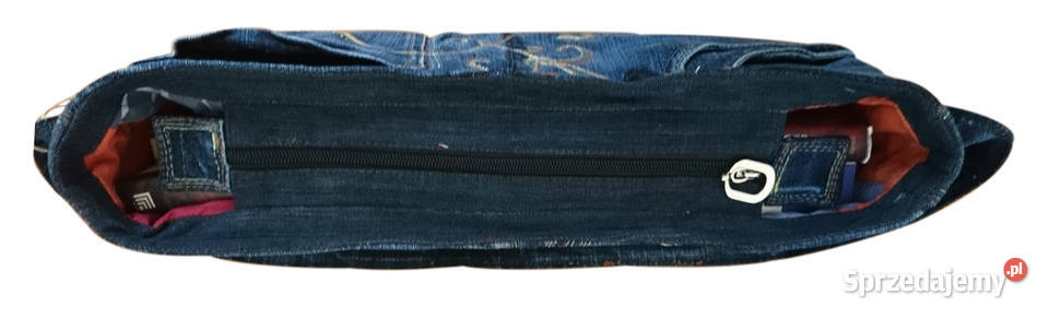 Torebka na ramię codzienna mała pojemna jeans Kraków