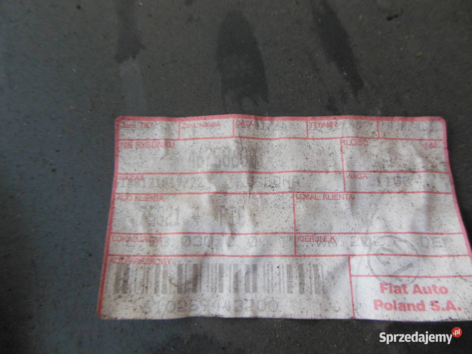 NADKOLE PRAWY PRZÓD FIAT PALIO SIENA 467674630 śląskie Kozy