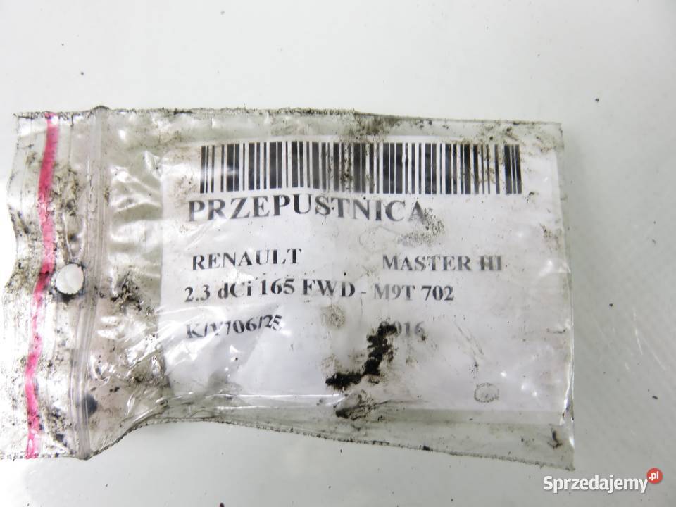 PRZEPUSTNICA RENAULT MASTER III 23 dCi Przepustnice